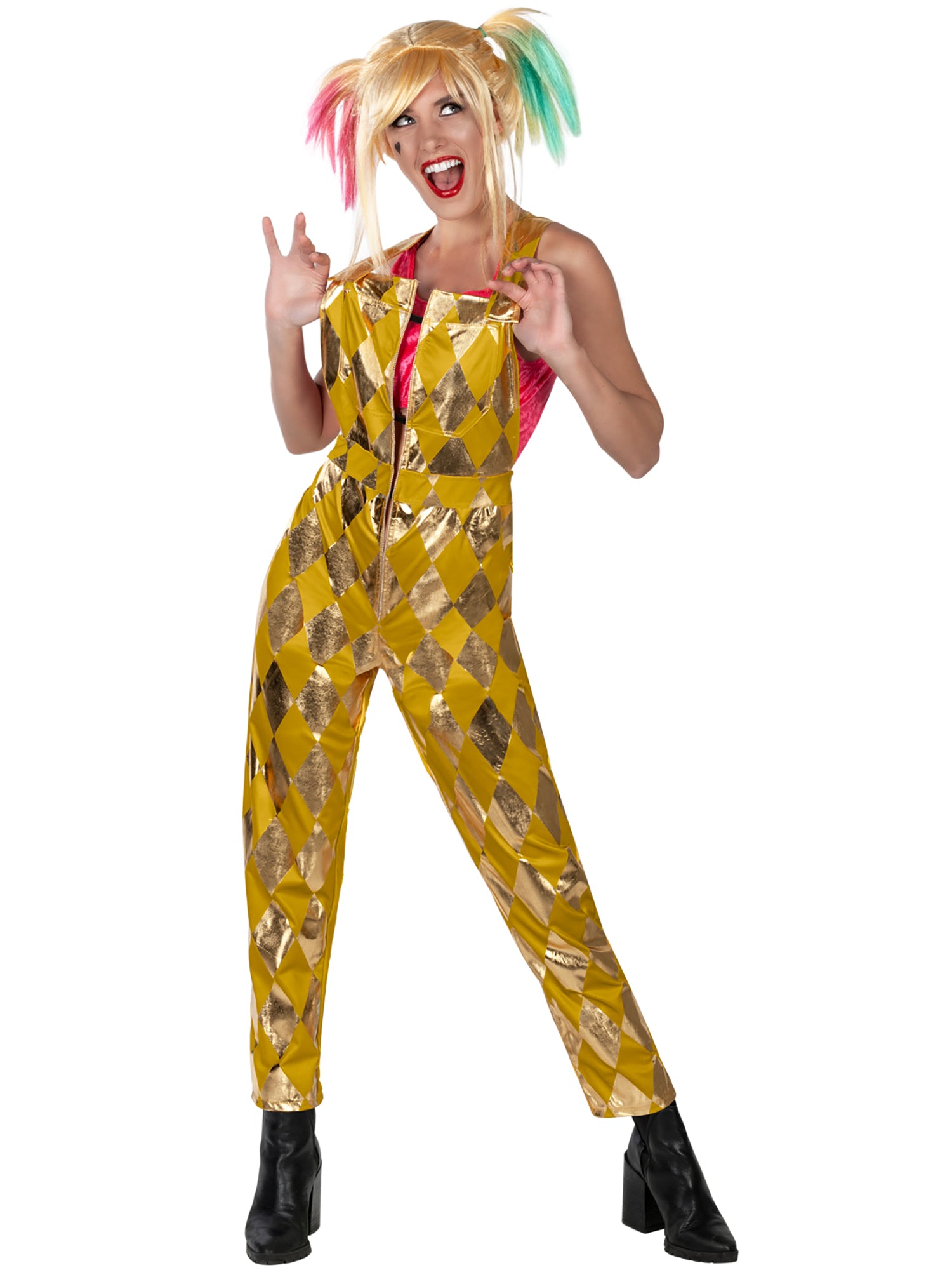 Harley Quinn, Birds Of Prey, Suicide Squad, Birds Of Prey, Multi, DC, Adult Costume, Extra Small, Front