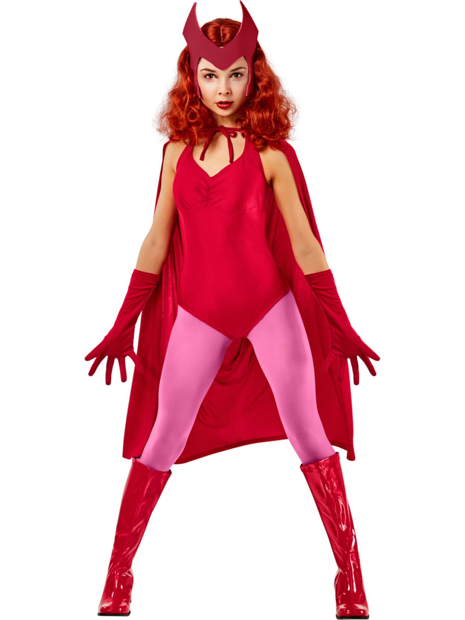 Scarlet Witch, Multi, Marvel, Adult Costume, Extra Large, Front