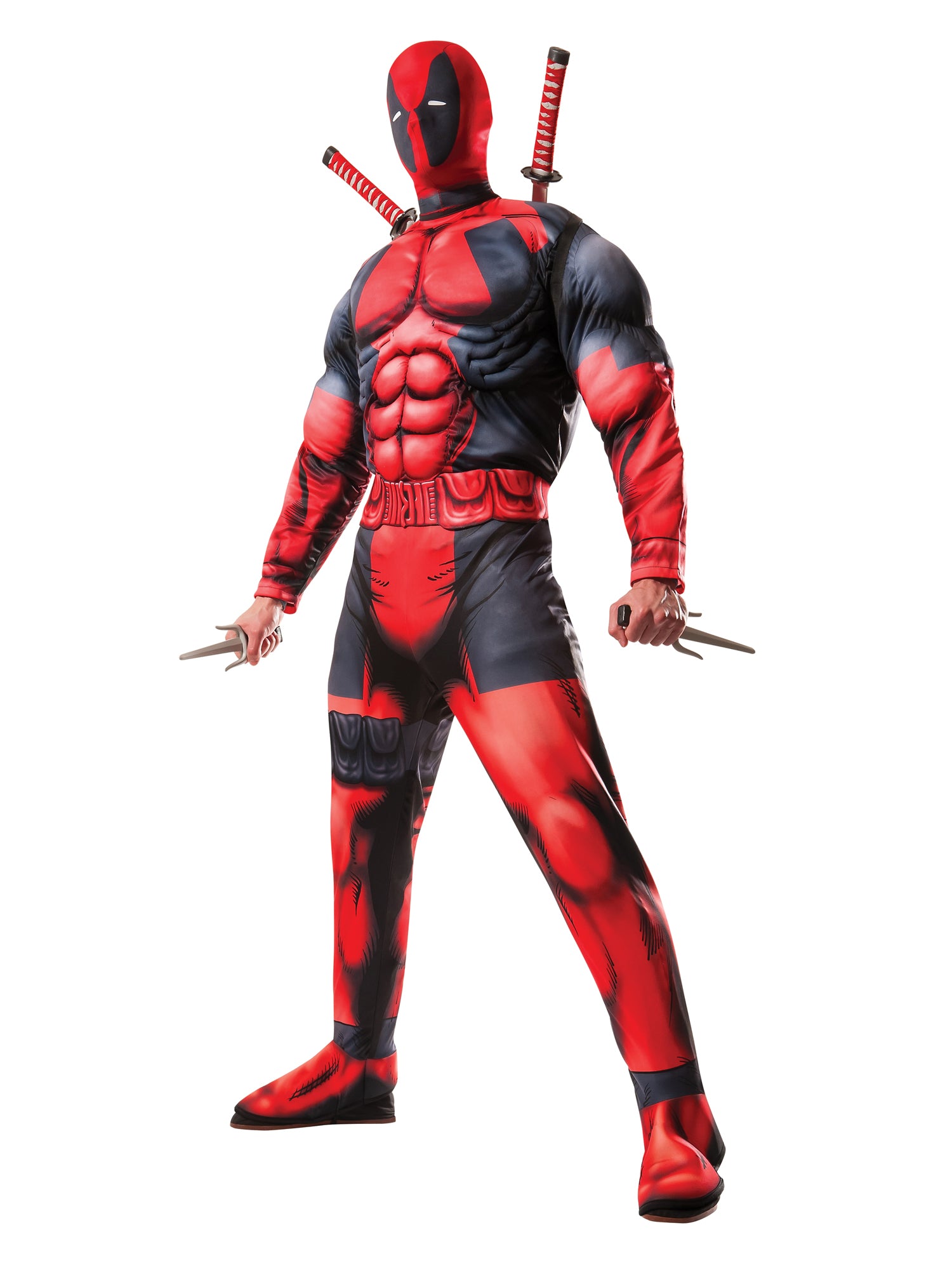 Deadpool, Multi, Marvel, Adult Costume, Extra Large, Front