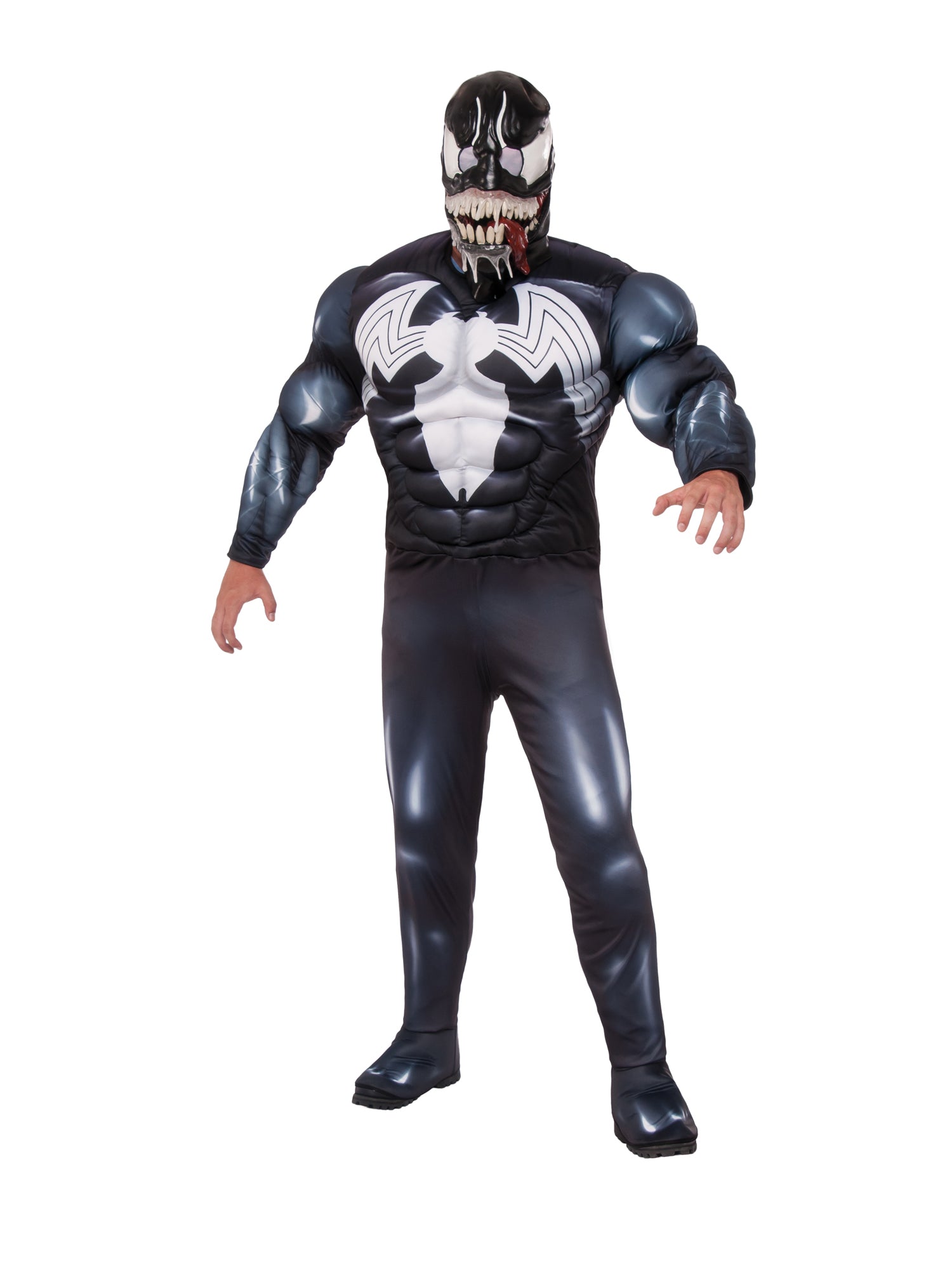 Venom, Spider-Man, Multi, Marvel, Adult Costume, Extra Large, Front