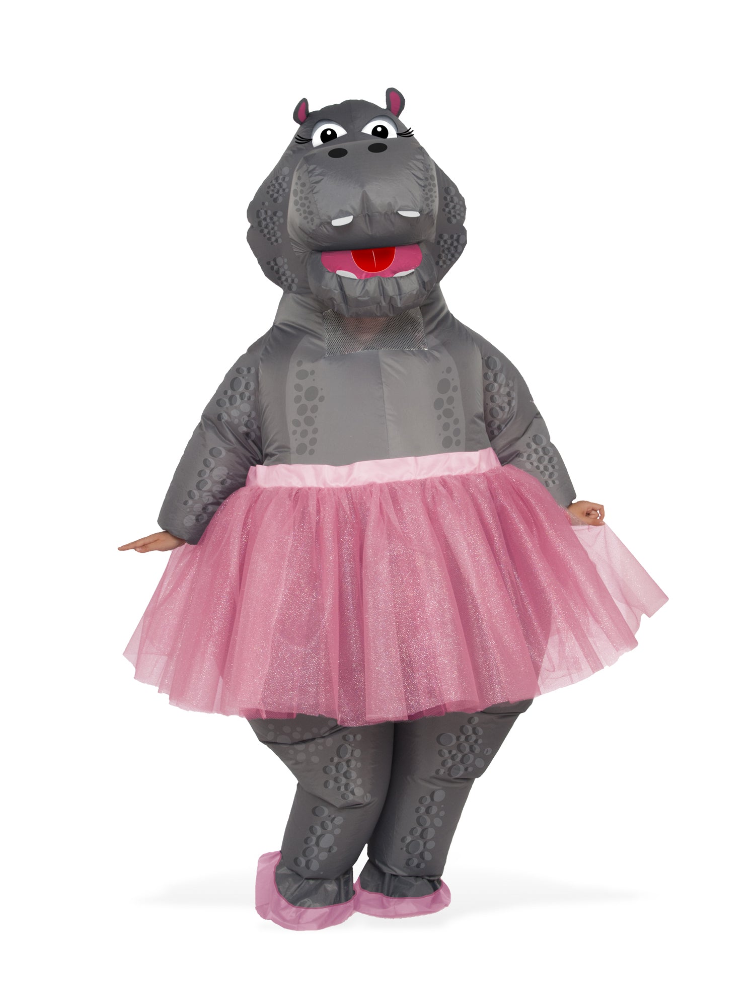 Hippo, Multi, Generic, Adult Costume, One Size, Front