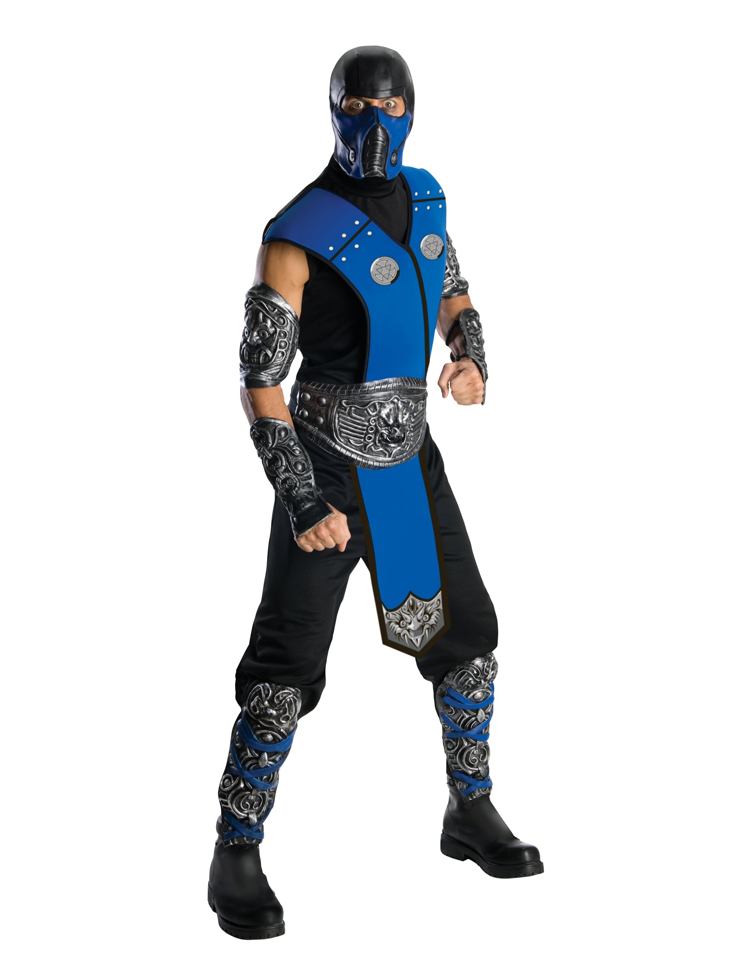 Sub-Zero, Multi, Mortal Kombat, Adult Costume, Standard, Front