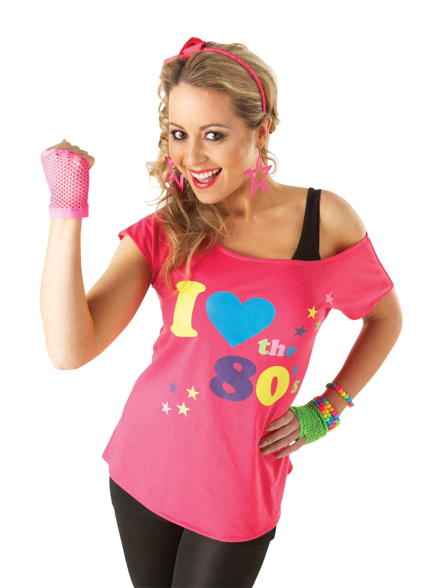 1980s, Multi, Generic, Adult Costume, Small, Front