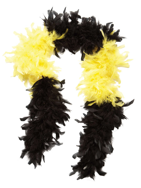 Bumble Bee Feather Boa Costume Accessory