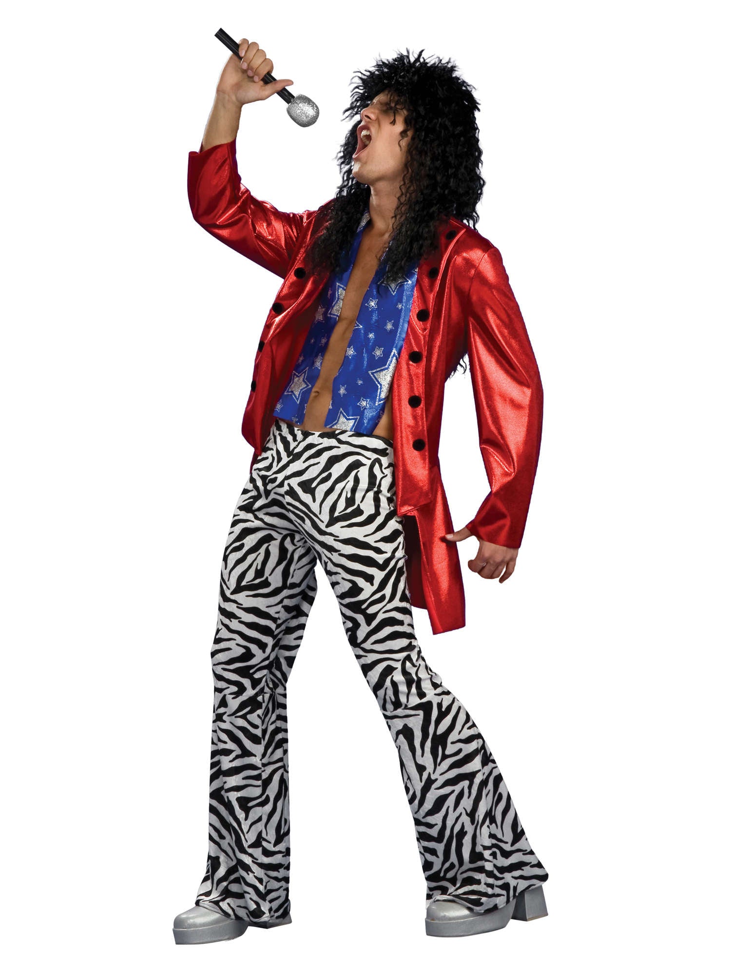 Rock Star, Multi, Generic, Adult Costume, , Front