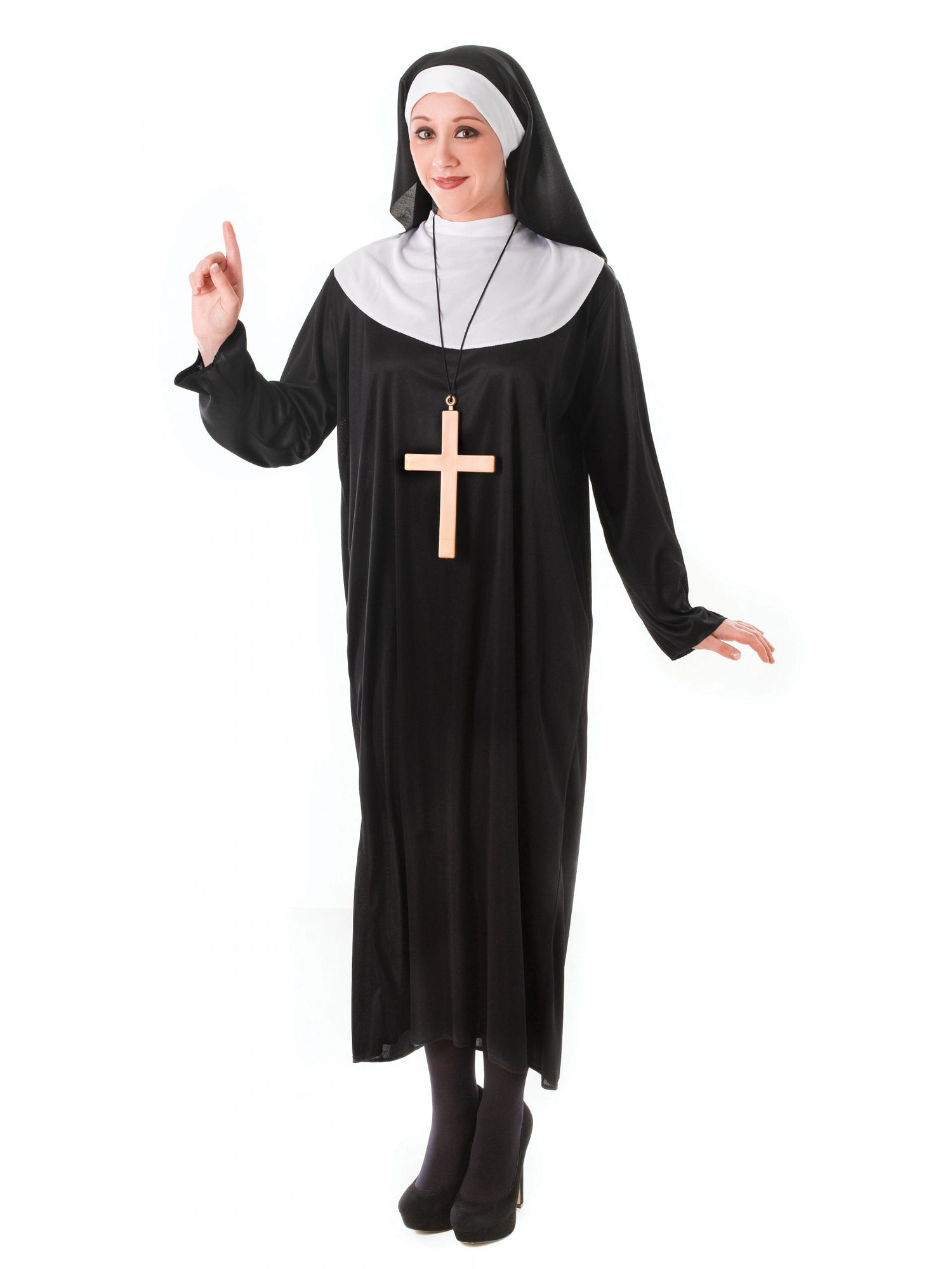 Nun, Multi, Generic, Adult Costume, Large, Front