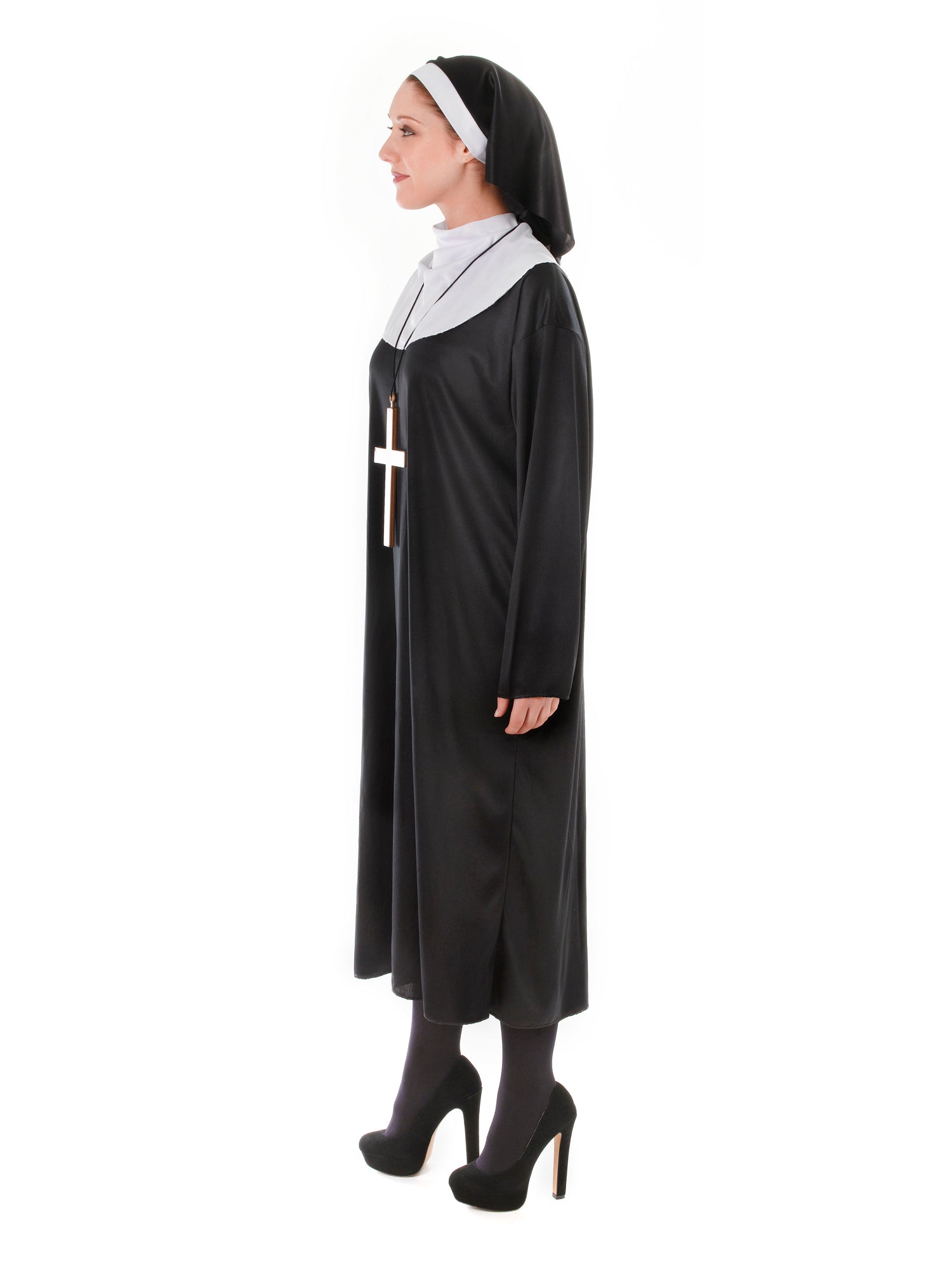 Nun, Multi, Generic, Adult Costume, Large, Back