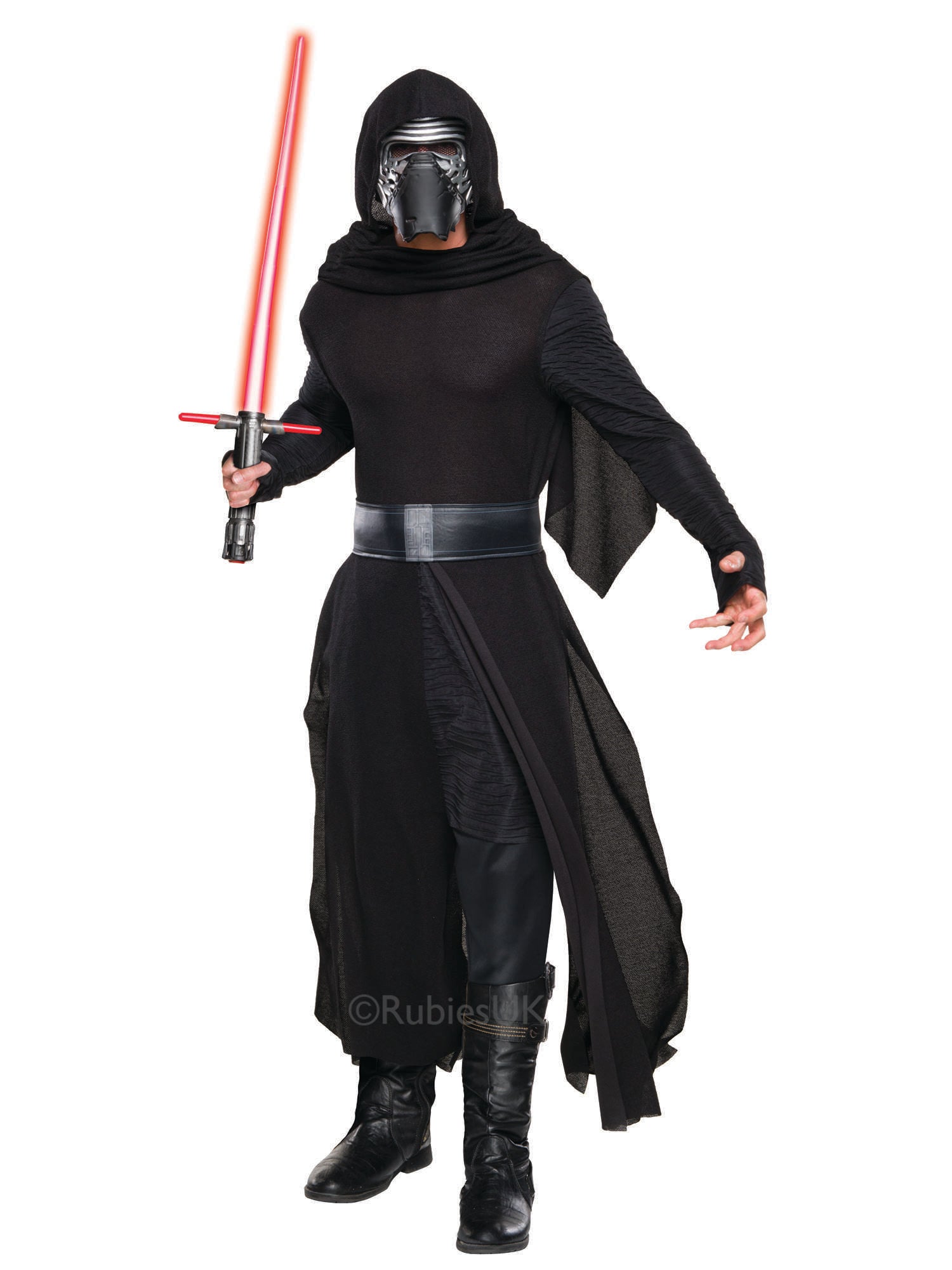 Kylo Ren, The Force Awakens, Episode VII, The Force Awakens, Multi, Star Wars, Adult Costume, Standard, Front