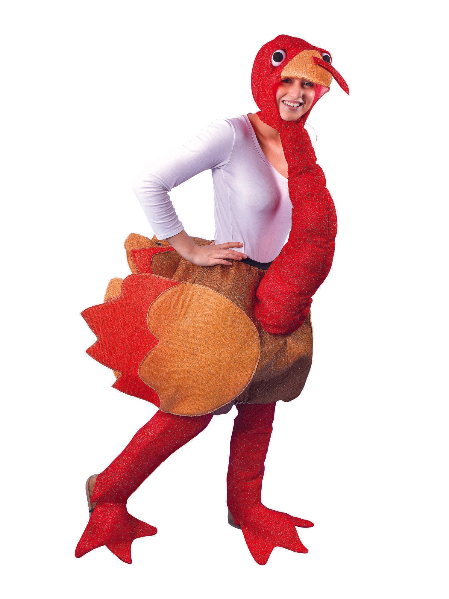 Turkey, Multi, Generic, Adult Costume, Standard, Front