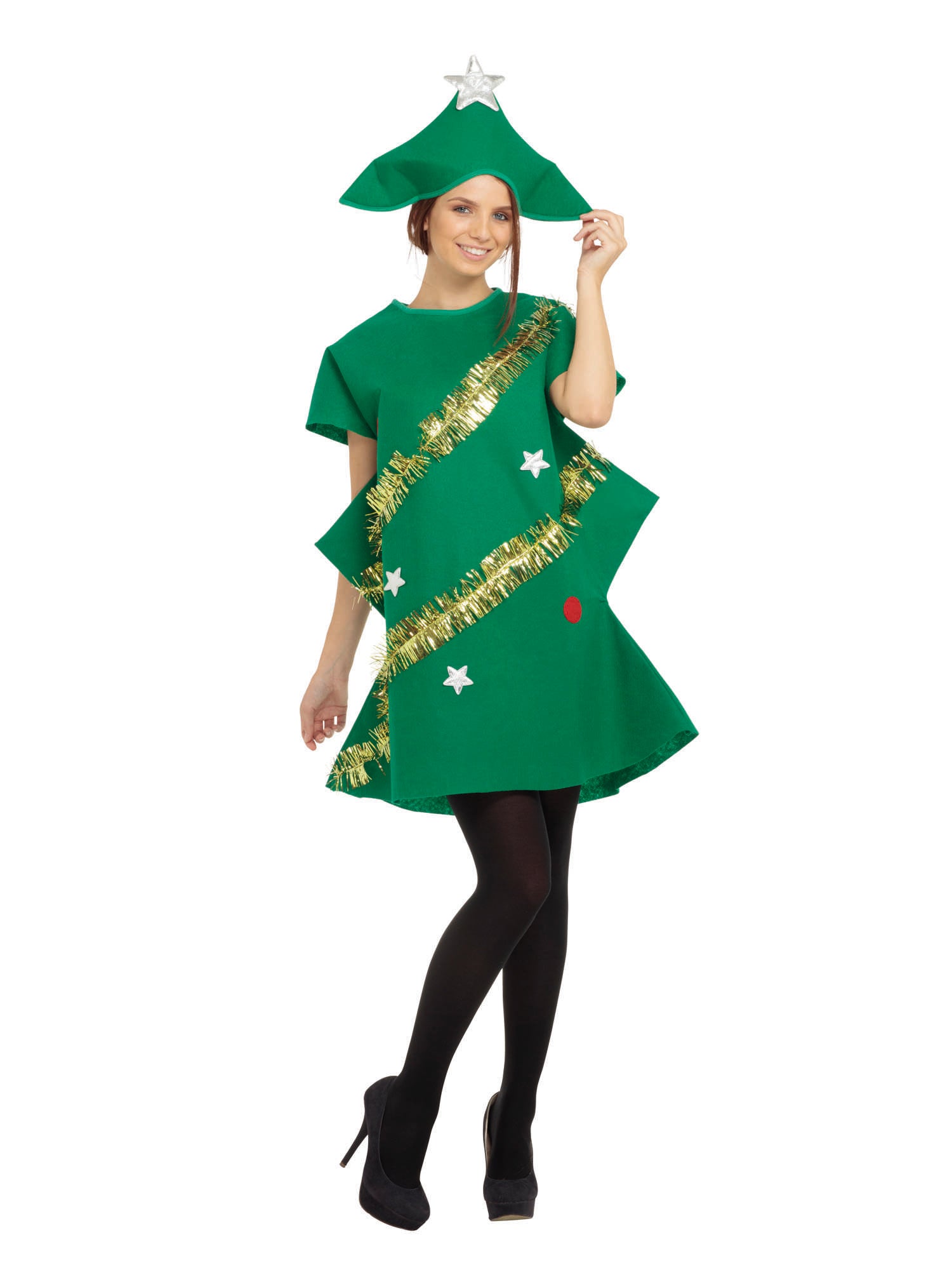 Christmas Tree, Multi, Generic, Adult Costume, Standard, Front