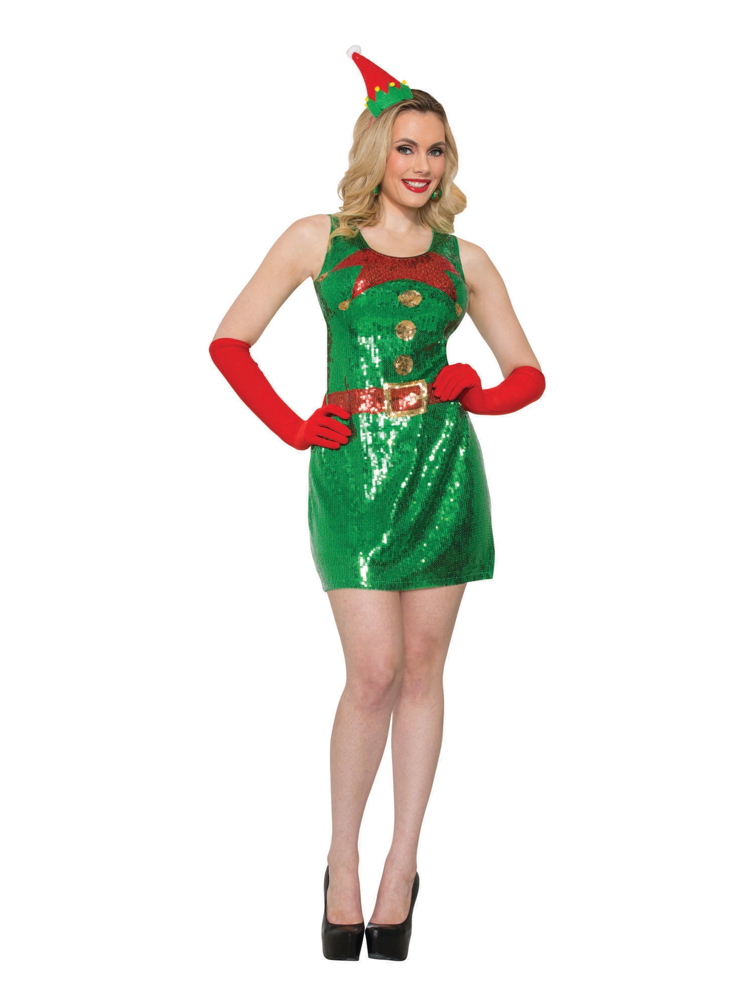 Elf, Multi, Generic, Adult Costume, Ladies Small, Front