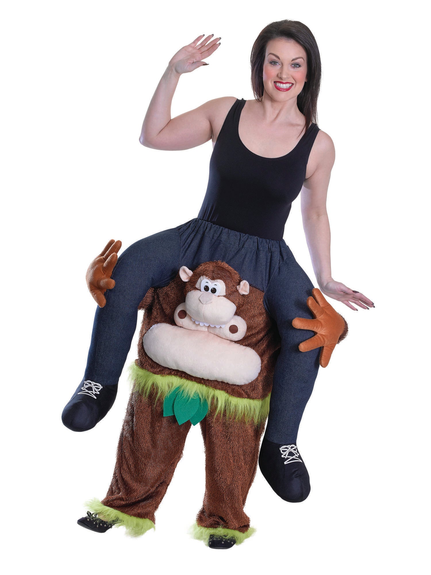 Monkey, Multi, Generic, Adult Costume, Standard, Back