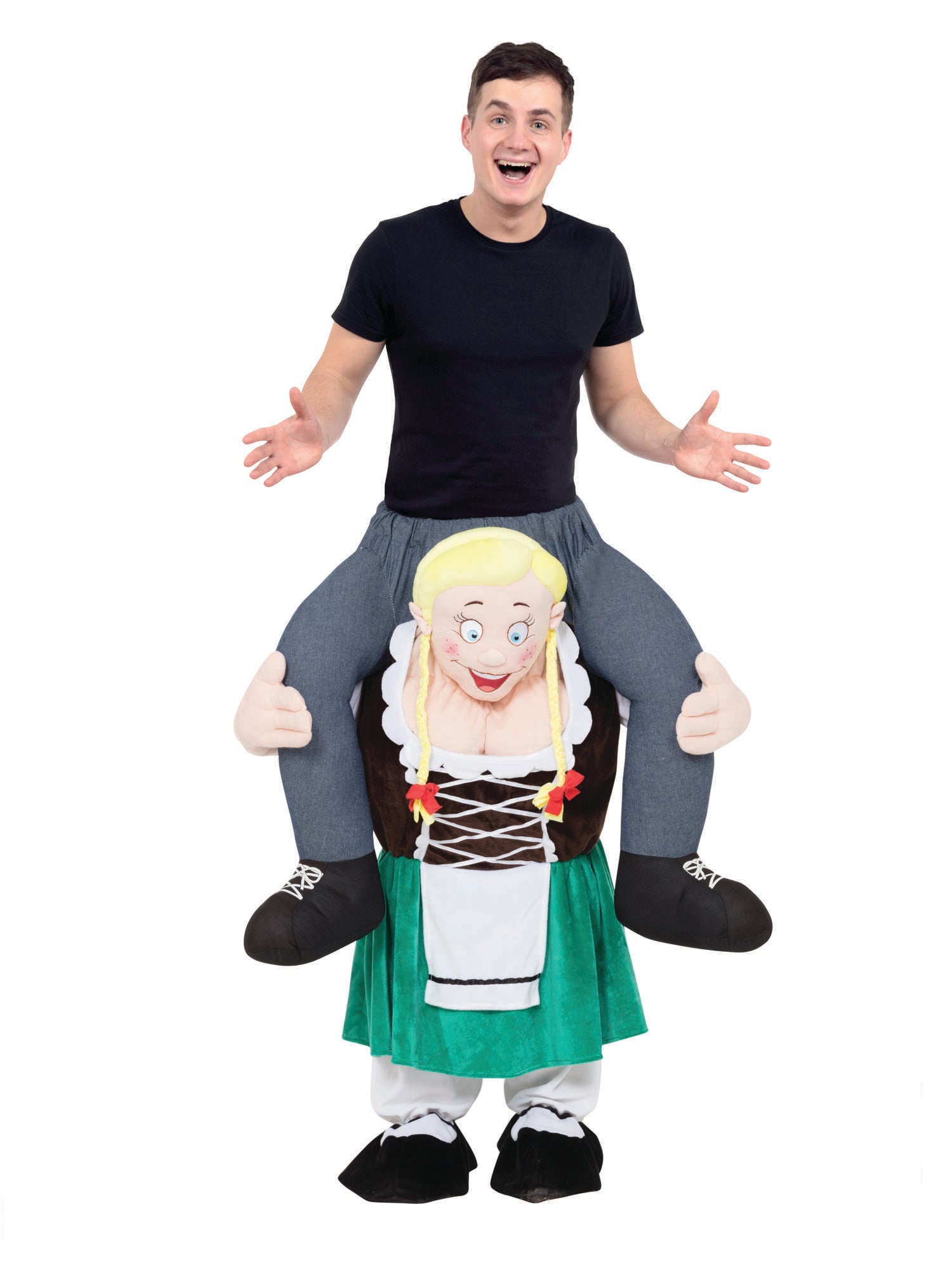 Adult Bavarian Lady Piggy Back Costume