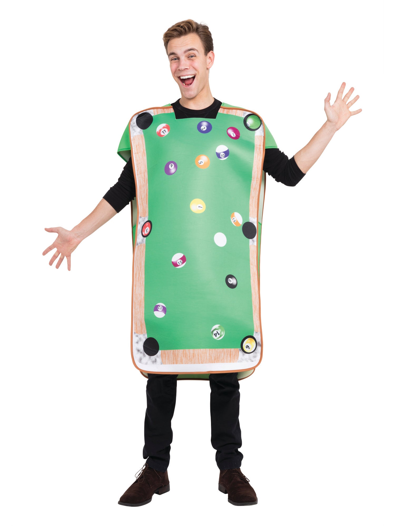 Pool Table, Multi, Generic, Adult Costume, Standard, Front