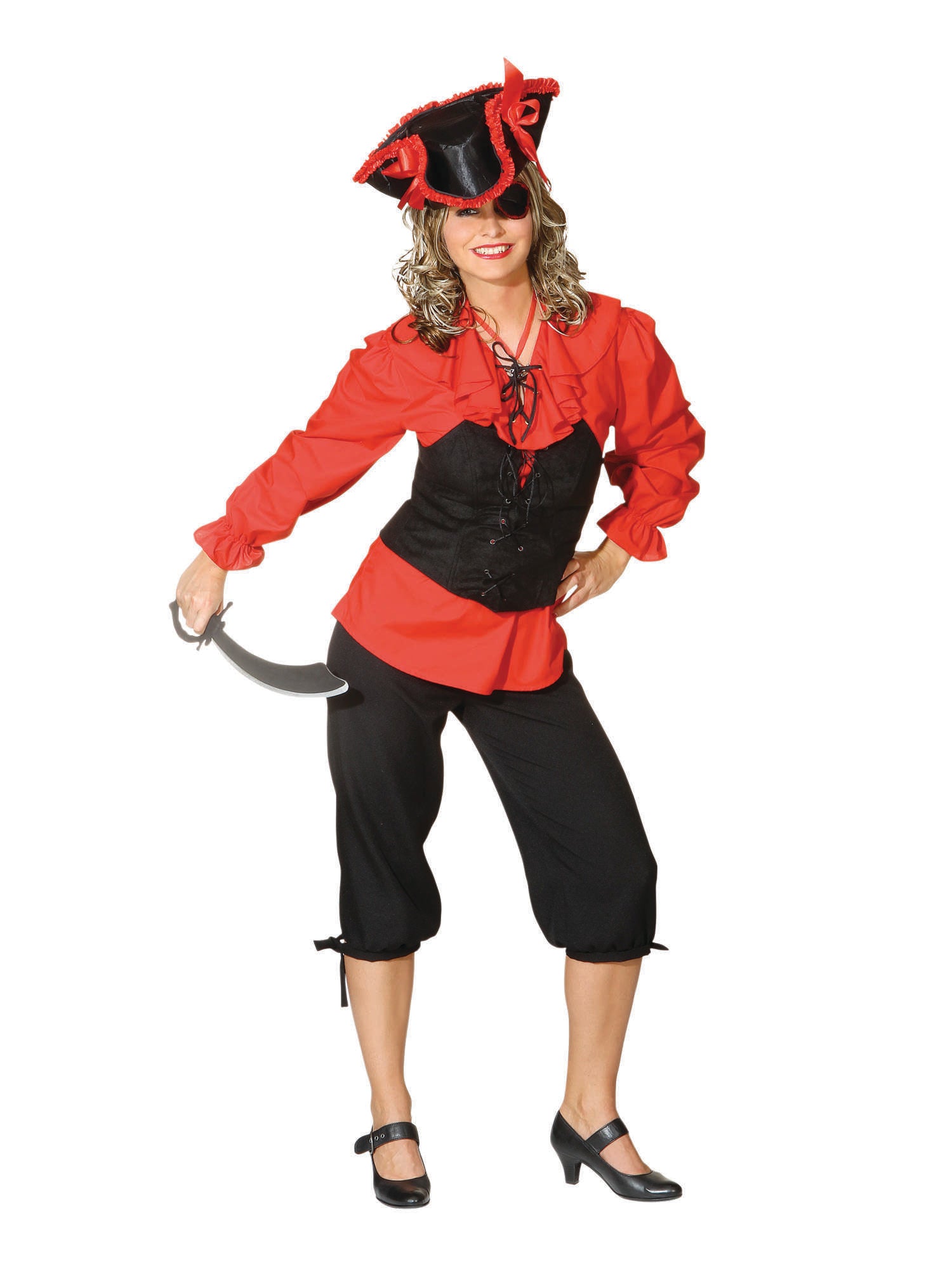 Pirate, Multi, Generic, Adult Costume, Standard, Front