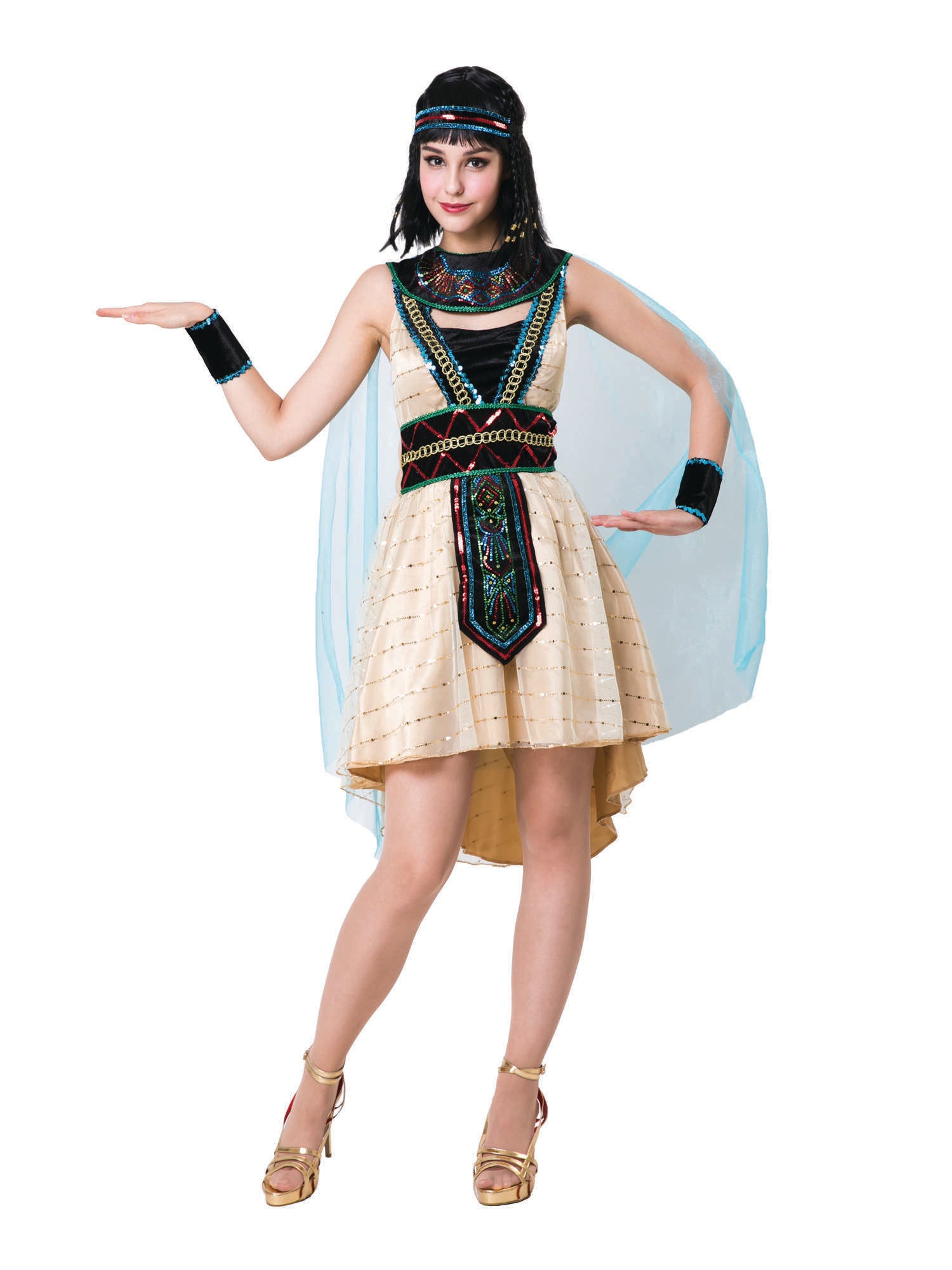 Egyptian, Multi, Generic, Adult Costume, Standard, Front