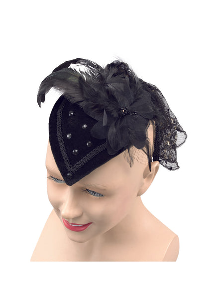 Black Riding Tear Drop Hat