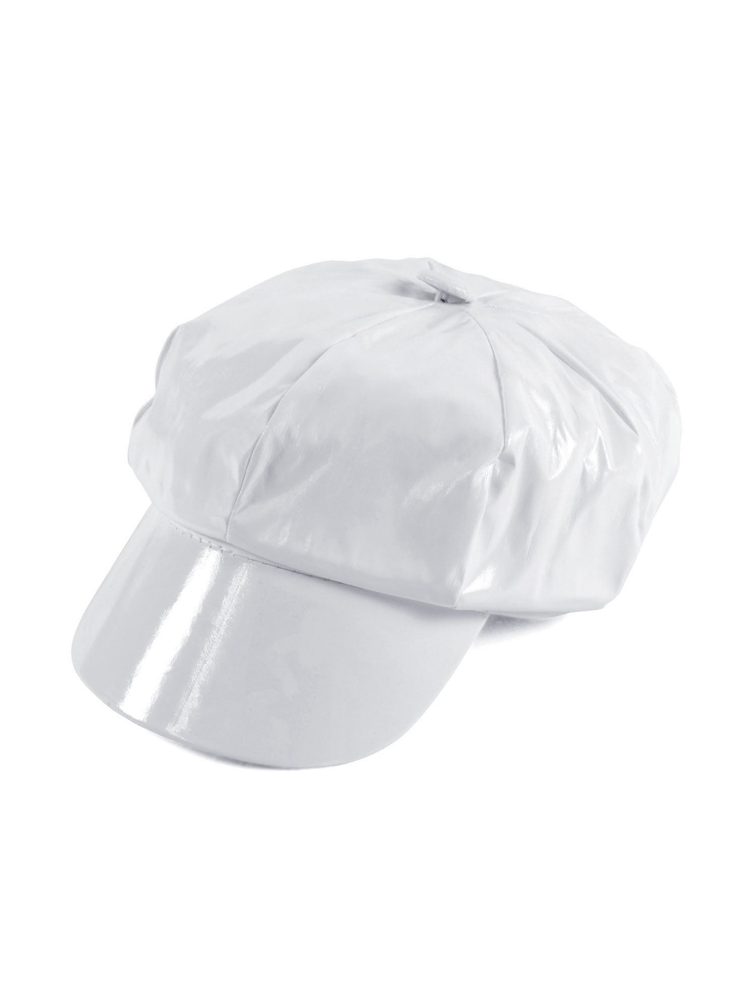 Disco, White, Generic, Hat, One Size, Front