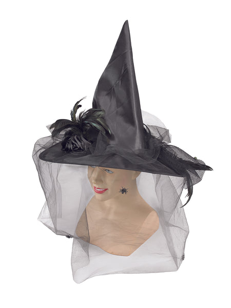 Fancy Black Witches Hat