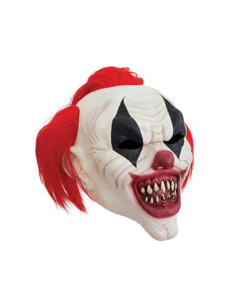 Clown Mask Crazy Red Hair