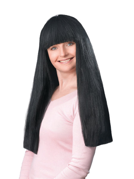 Black Fringe Wig