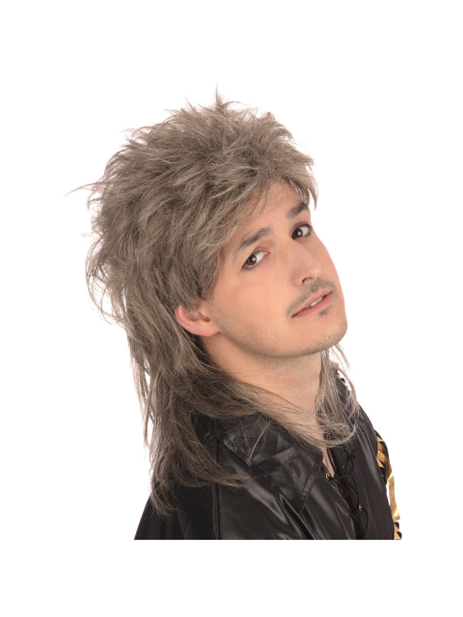 Mullet, Brown & Blonde, Generic, Wig, One Size, Front