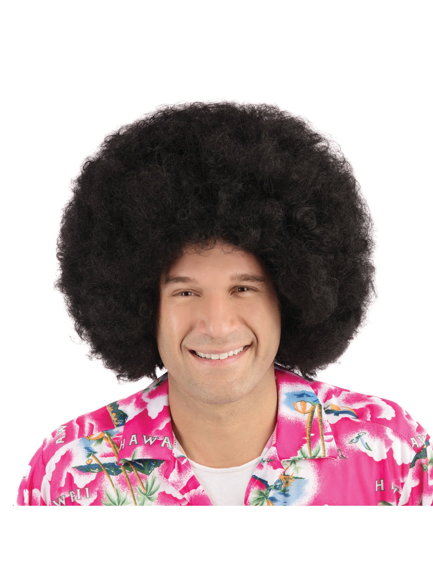 Black Afro, Black, Generic, Wig, One Size, Front