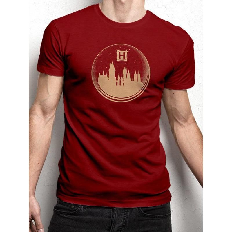 Hogwarts, Harry Potter, Red, Harry Potter, T-Shirt, , Front