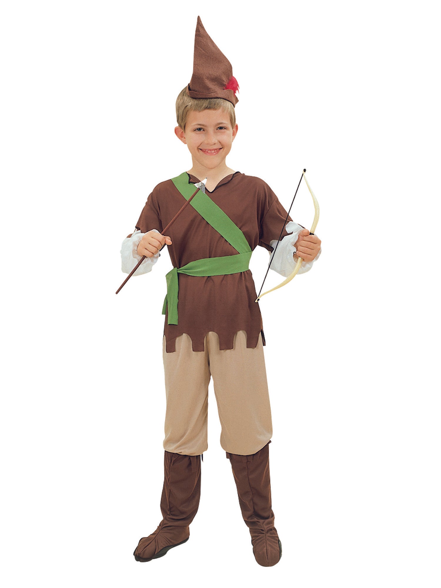 Robin Hood, Multi, Generic, Childrens Costume, Large, Front