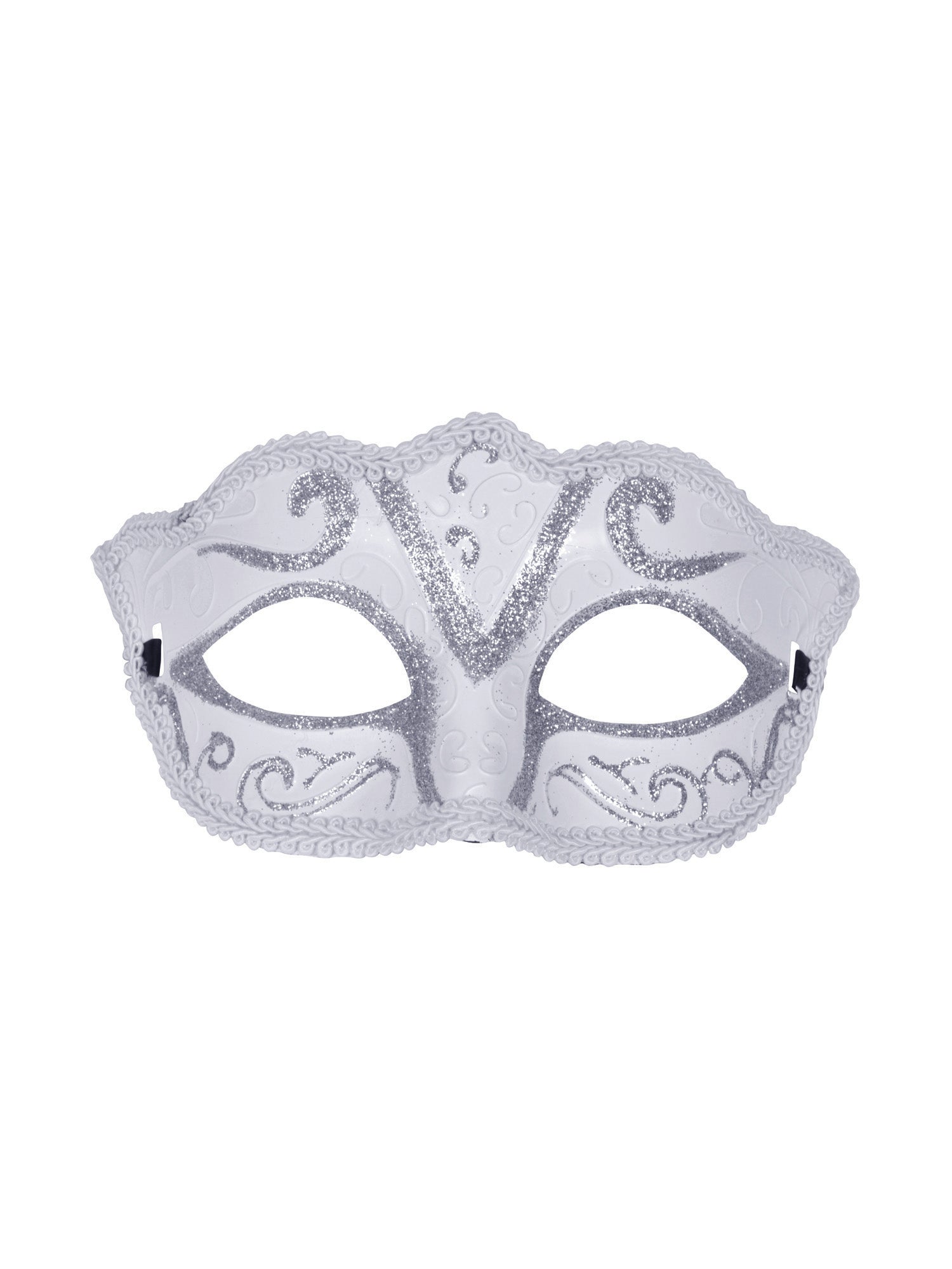 Eye Mask, White & Silver, Generic, Mask, One Size, Front