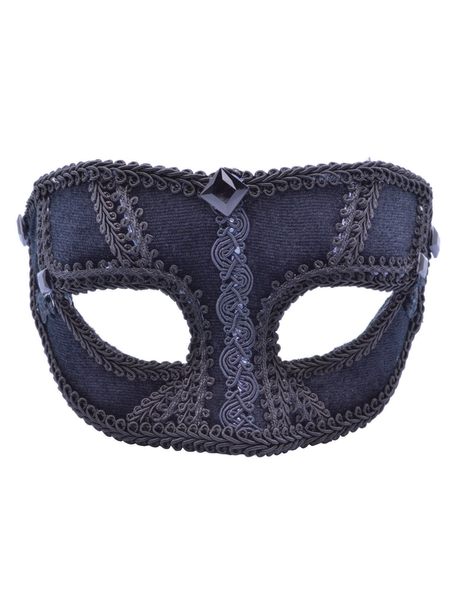 Eye Mask, Black, Generic, Mask, One Size, Front