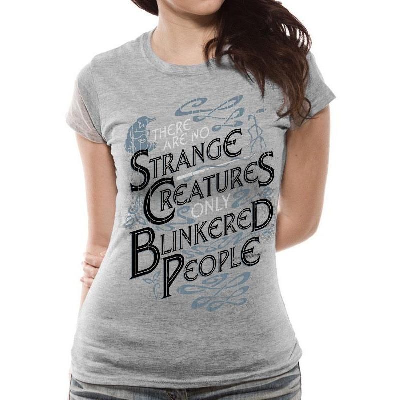 Newt Scamander, Crimes Of Grindelwald, Crimes Of Grindelwald, Crimes Of Grindelwald, Grey, Harry Potter, T-Shirt, , Front