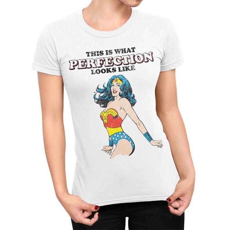 Wonder Woman, Wonder Woman, White, DC, T-Shirt, , Front