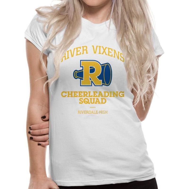 Cheerleader, Riverdale, White, Riverdale, T-Shirt, , Front