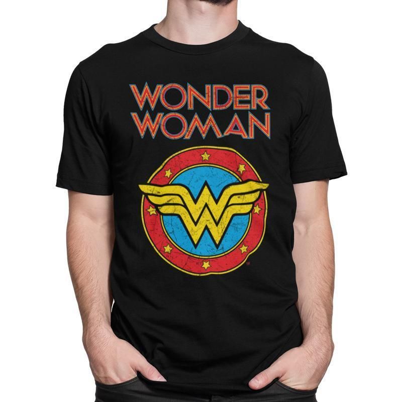Wonder Woman, Wonder Woman, Black, DC, T-Shirt, , Front