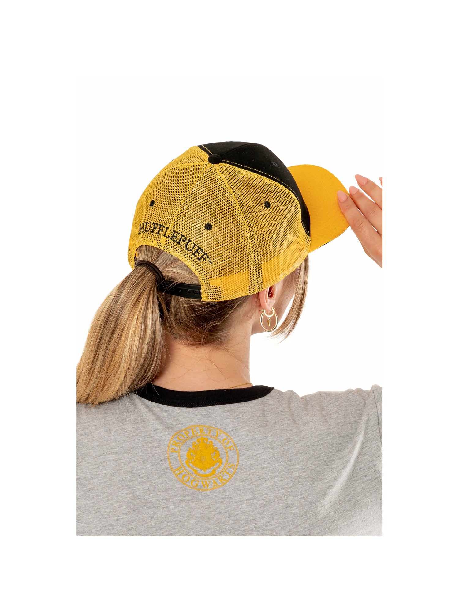 Hufflepuff, Multi, Harry Potter, Baseball Cap, , Back