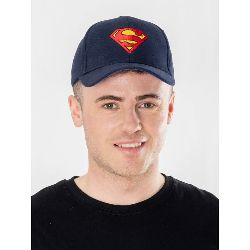 Blue and Red Superman Baseball Cap