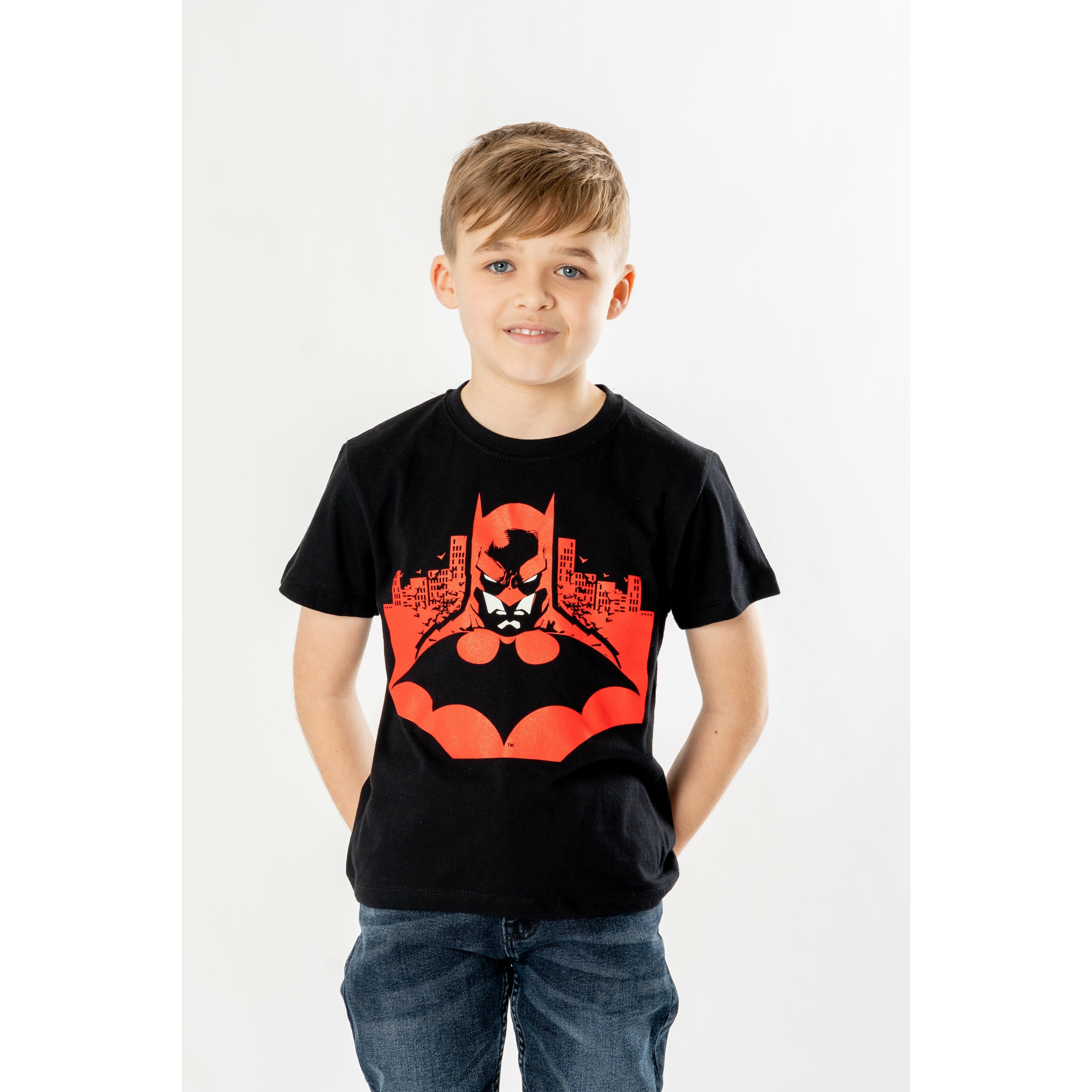 Black Gotham Skyline T-Shirt