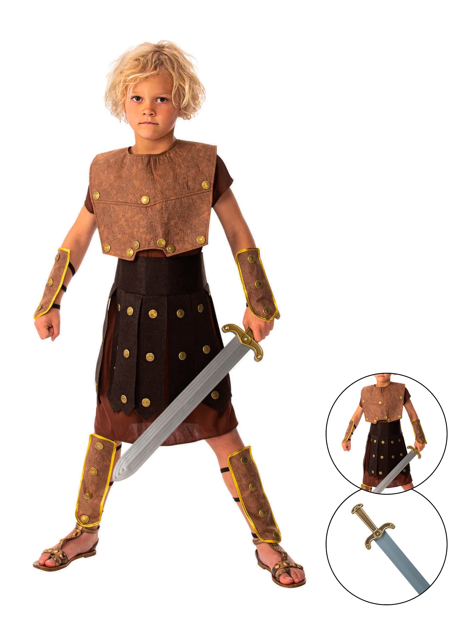 Kids Warrior Costume Bundle